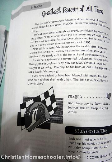 Devotional page for kids